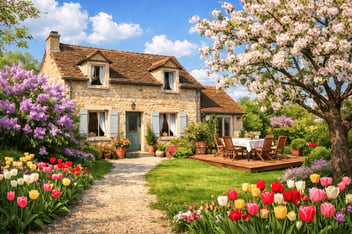 vendre sa maison au printemps. vente maison sud le mans