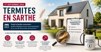 Diagnostic termites en Sarthe - déclaration