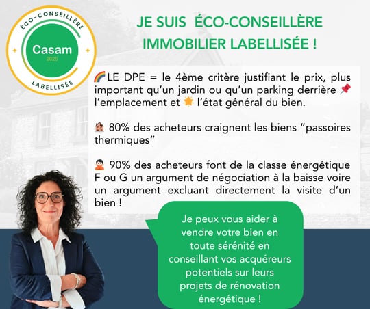 Laurence Legry, éco-conseillère CASAM – DPE et rénovation énergétique Parigné-l'Évêque