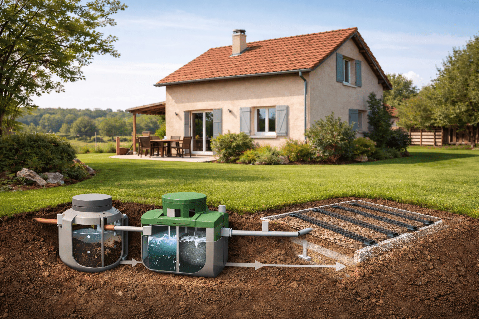 achat maison campagne assainissement non collectif