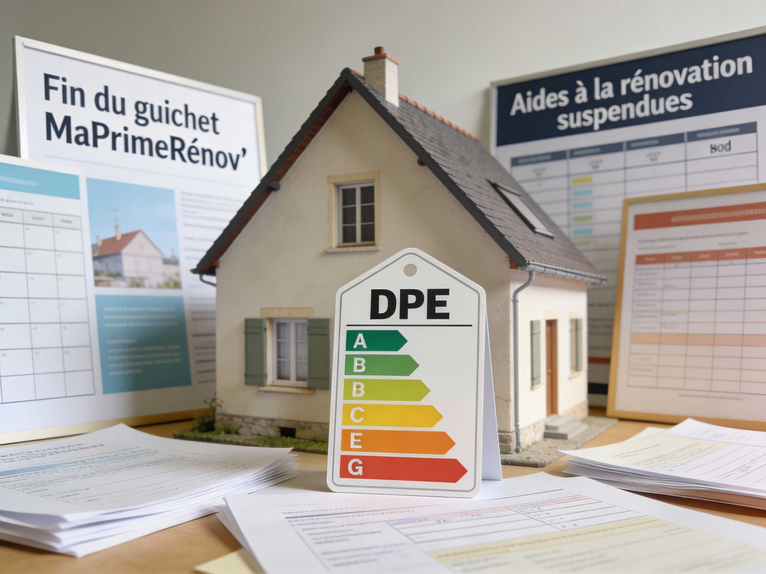 Fin du guichet MaPrimeRenov'. rénovation énergétique